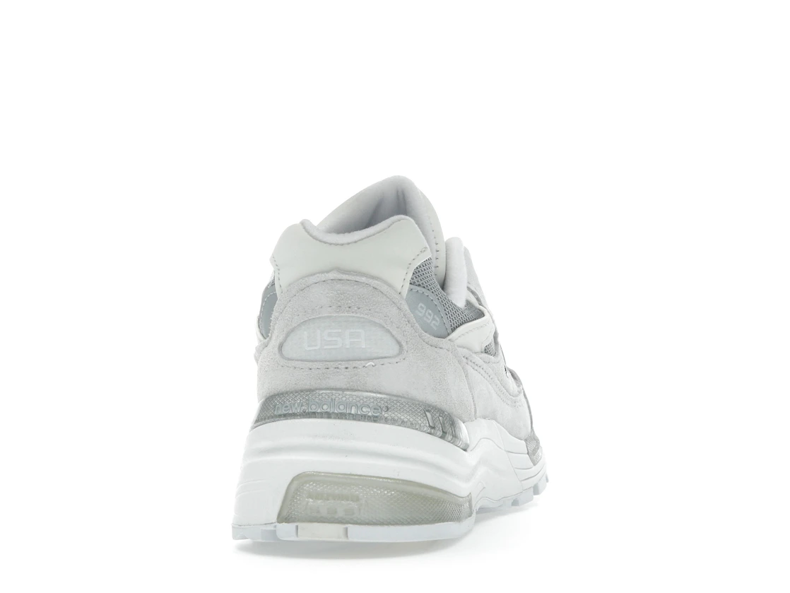 Vue 29 de New Balance 992 MiUSA White Reflection
