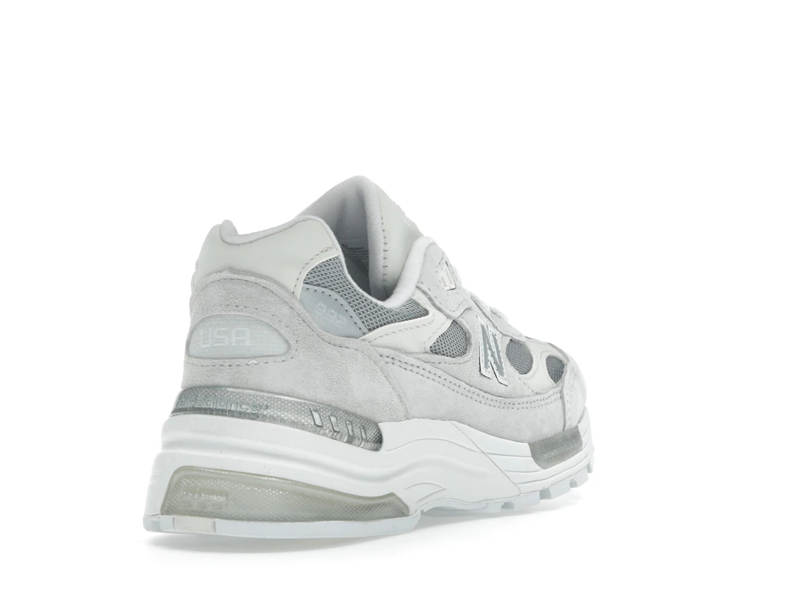 Vue 31 de New Balance 992 MiUSA White Reflection