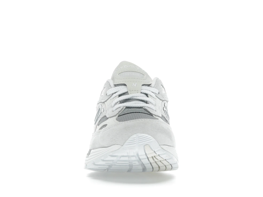 Vue 10 de New Balance 992 MiUSA White Reflection