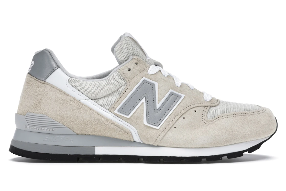 Vue 1 de New Balance 996 Tan White