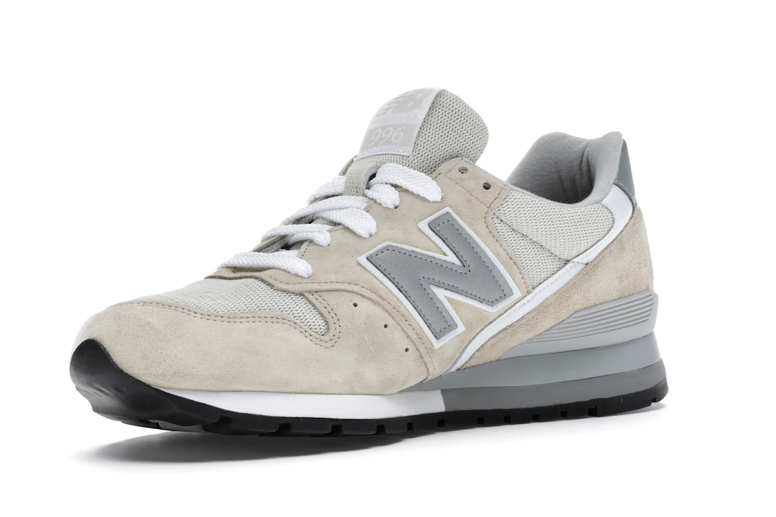 Vue 15 de New Balance 996 Tan White