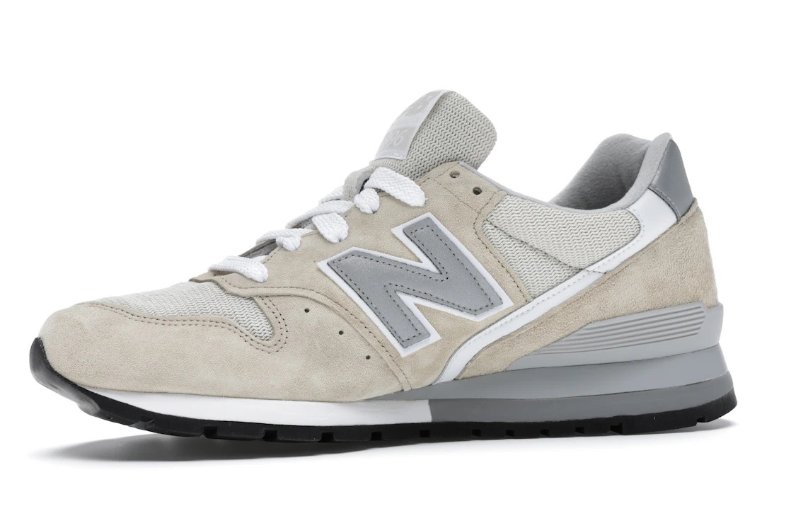 Vue 17 de New Balance 996 Tan White