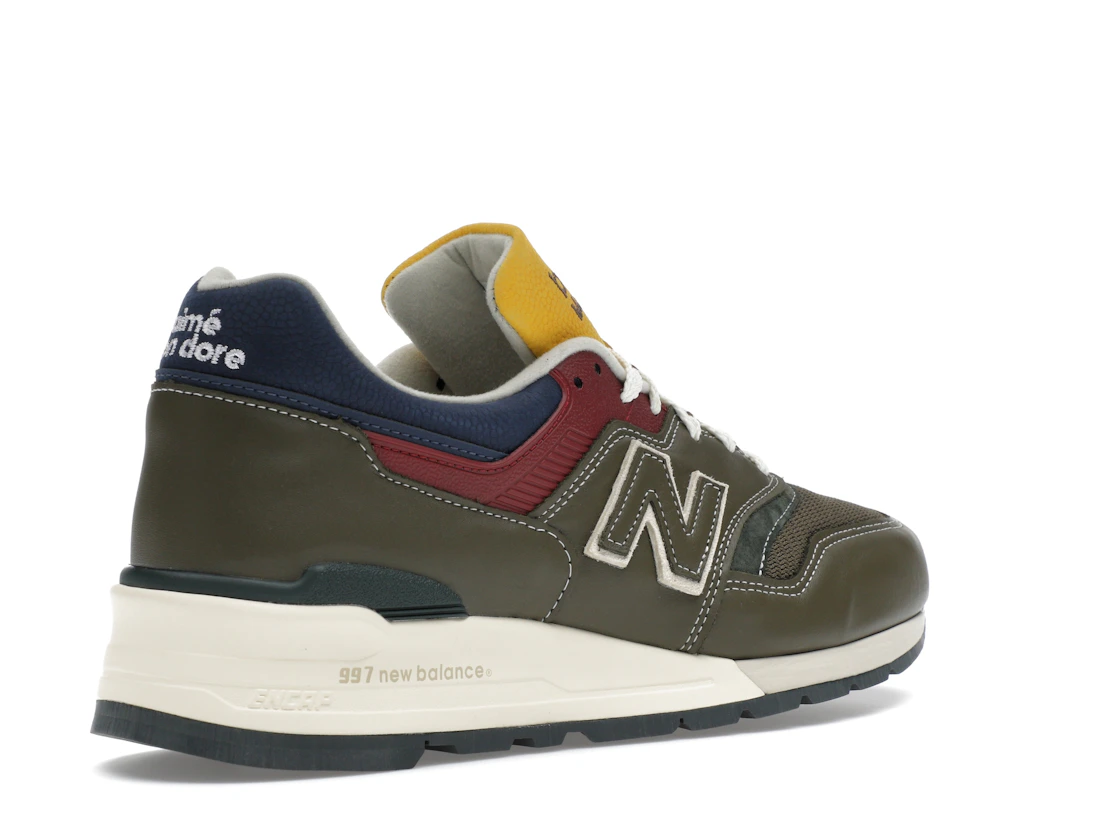 Vue 33 de New Balance 997 MiUSA Aimé Leon Dore Dark Moss Angora