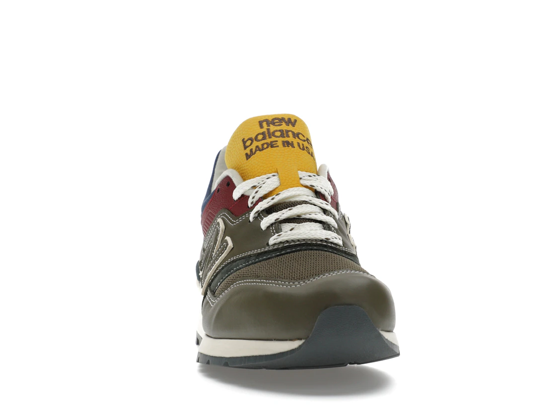 Vue 9 de New Balance 997 MiUSA Aimé Leon Dore Dark Moss Angora