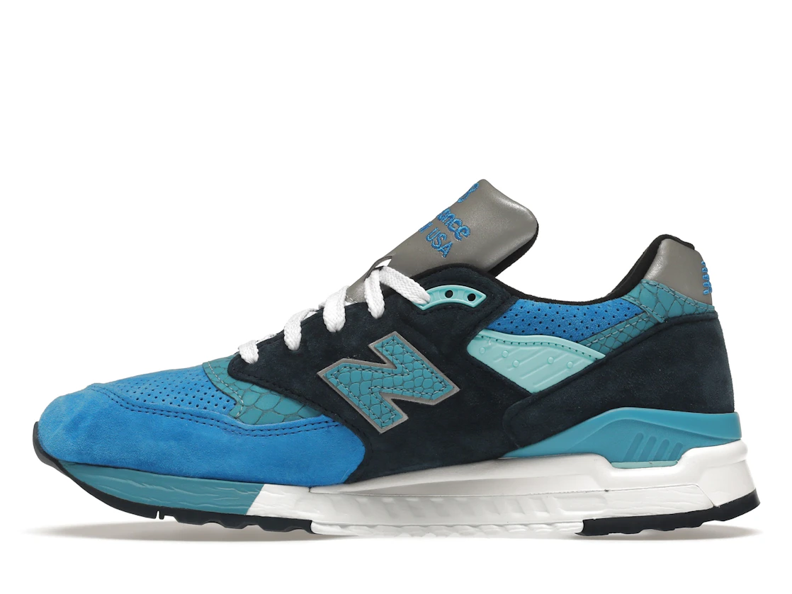 Vue 19 de New Balance 998 Fishing Blue