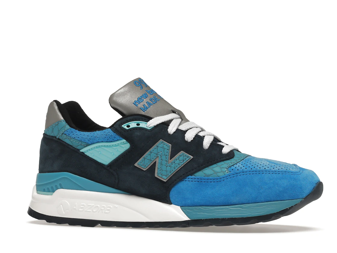 Vue 3 de New Balance 998 Fishing Blue