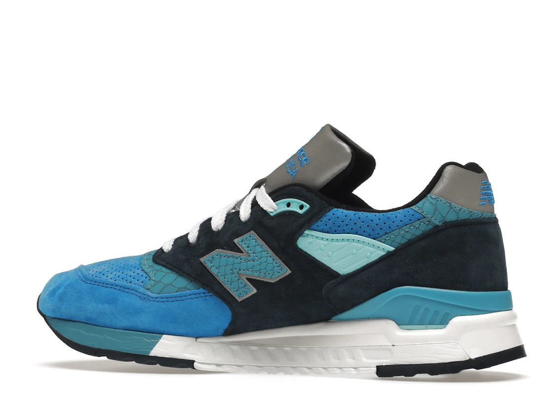 Vue 21 de New Balance 998 Fishing Blue