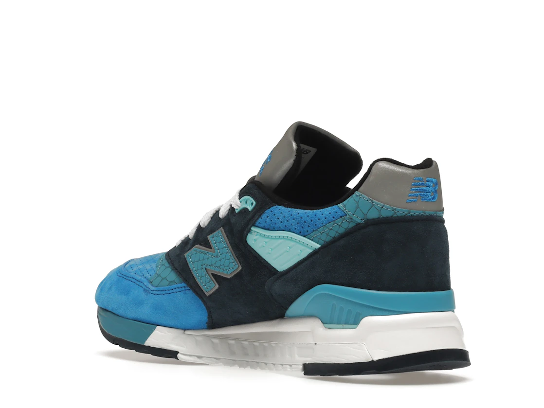 Vue 24 de New Balance 998 Fishing Blue