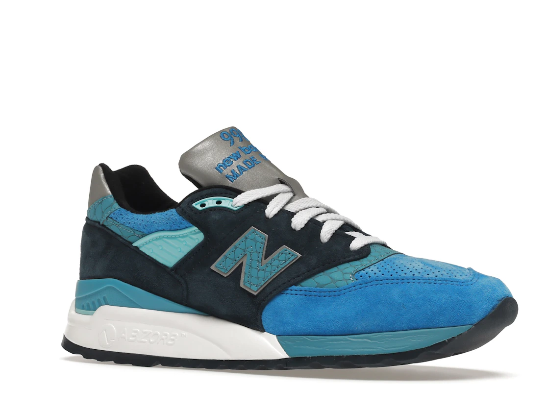 Vue 4 de New Balance 998 Fishing Blue