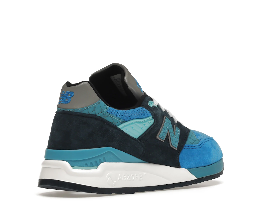 Vue 32 de New Balance 998 Fishing Blue