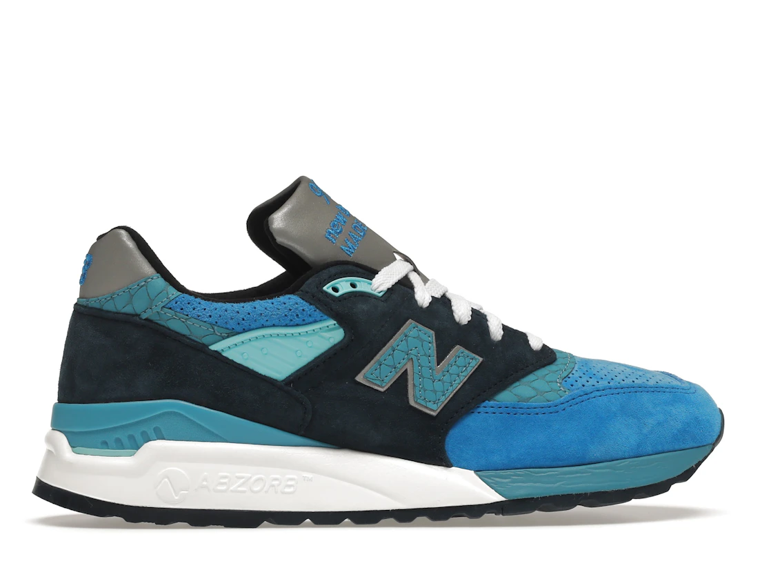 Vue 36 de New Balance 998 Fishing Blue