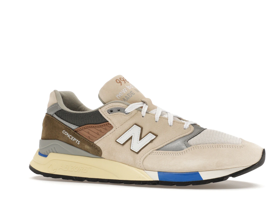 Vue 3 de New Balance 998 MiUSA Concepts C-Note 10th Anniversary (2023)
