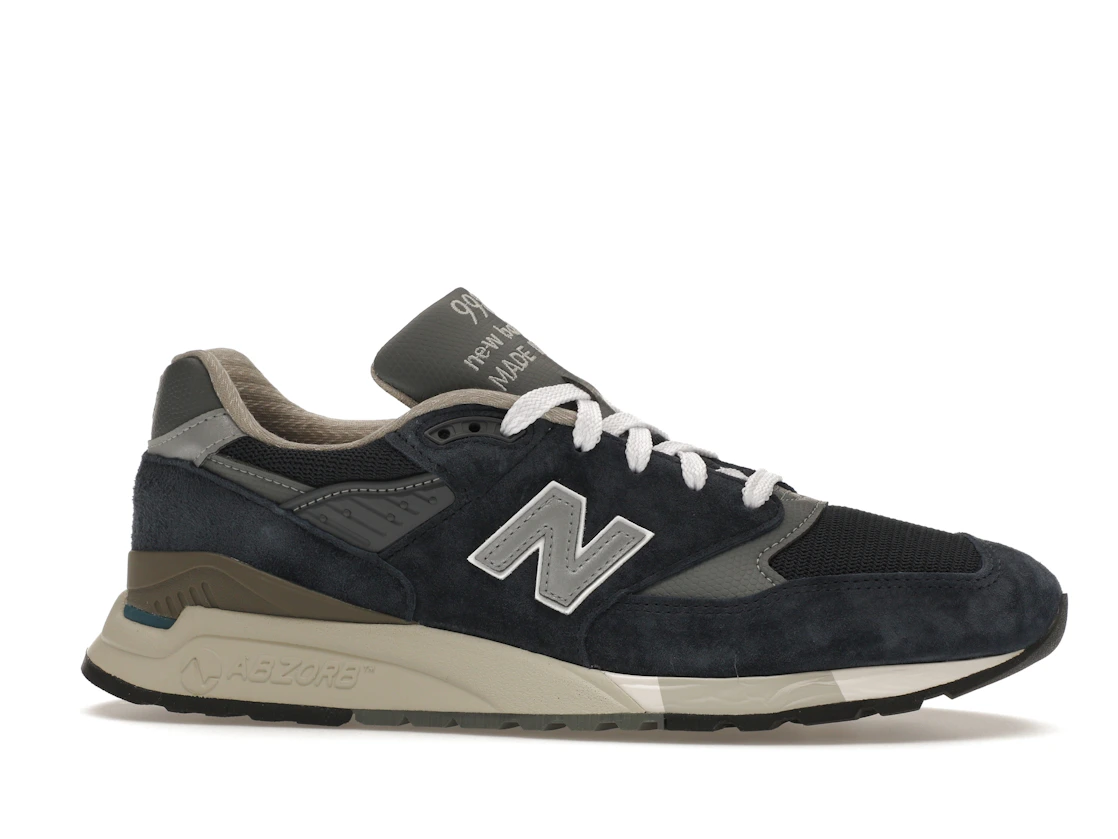 Vue 2 de New Balance 998 MiUSA Navy Grey