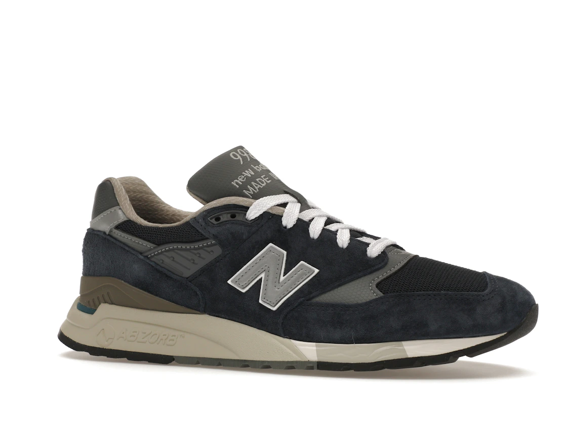 Vue 3 de New Balance 998 MiUSA Navy Grey