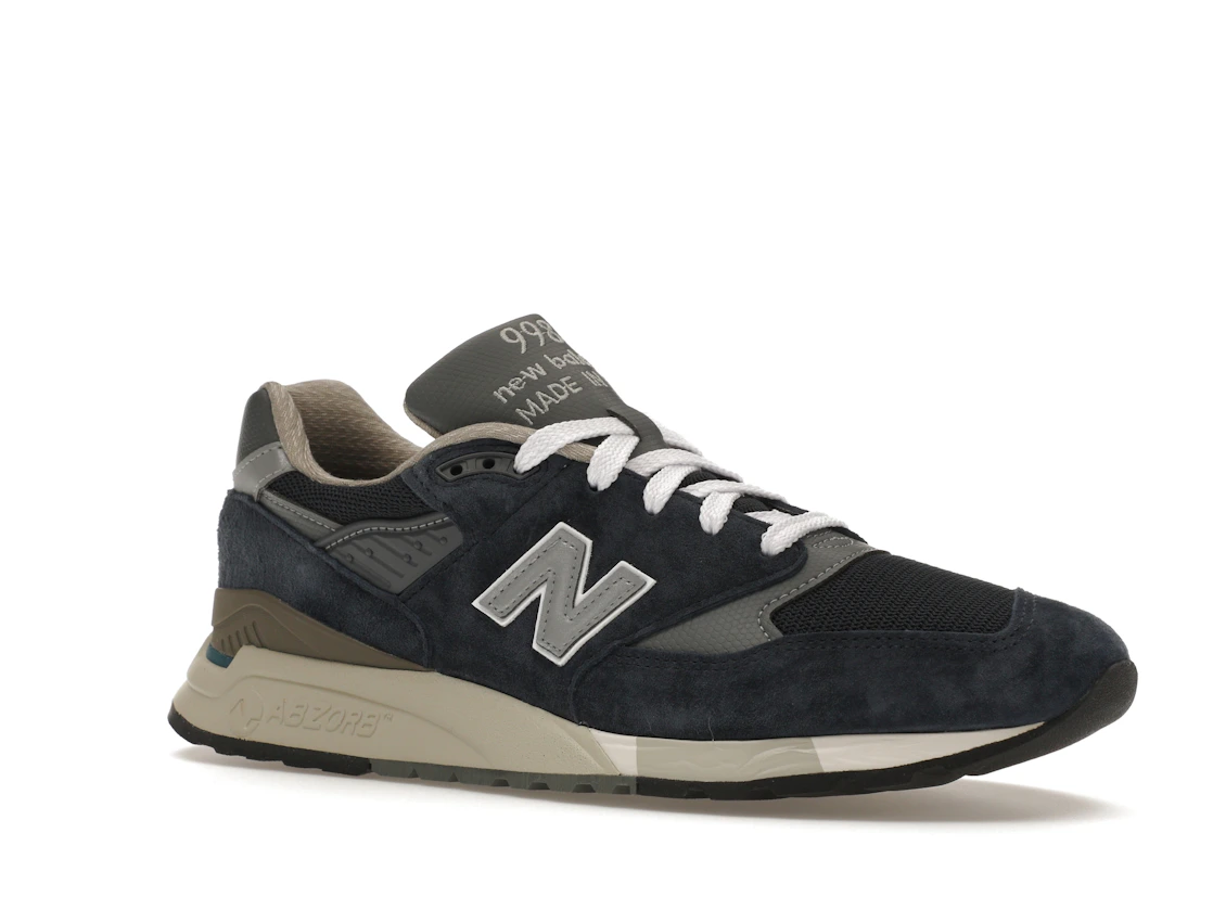 Vue 4 de New Balance 998 MiUSA Navy Grey