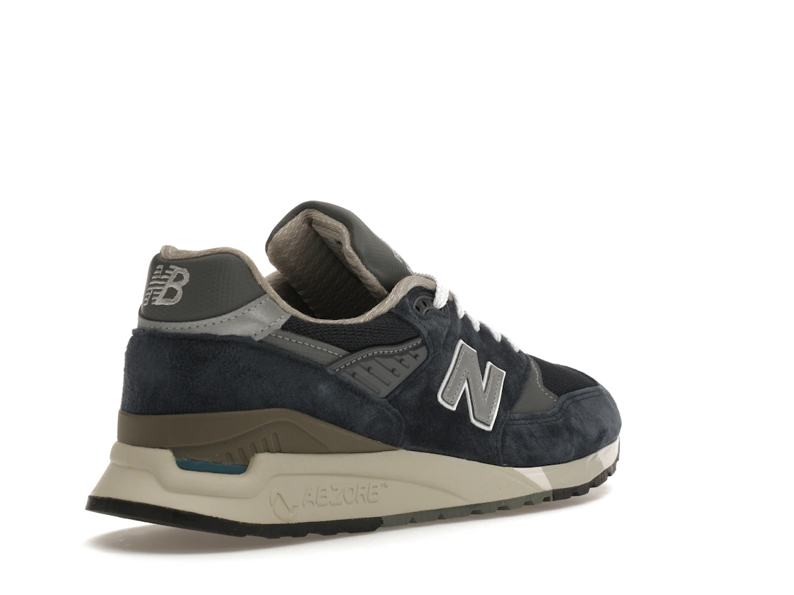 Vue 32 de New Balance 998 MiUSA Navy Grey