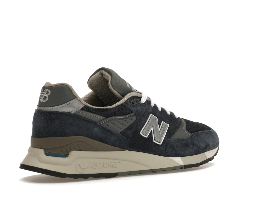 Vue 33 de New Balance 998 MiUSA Navy Grey