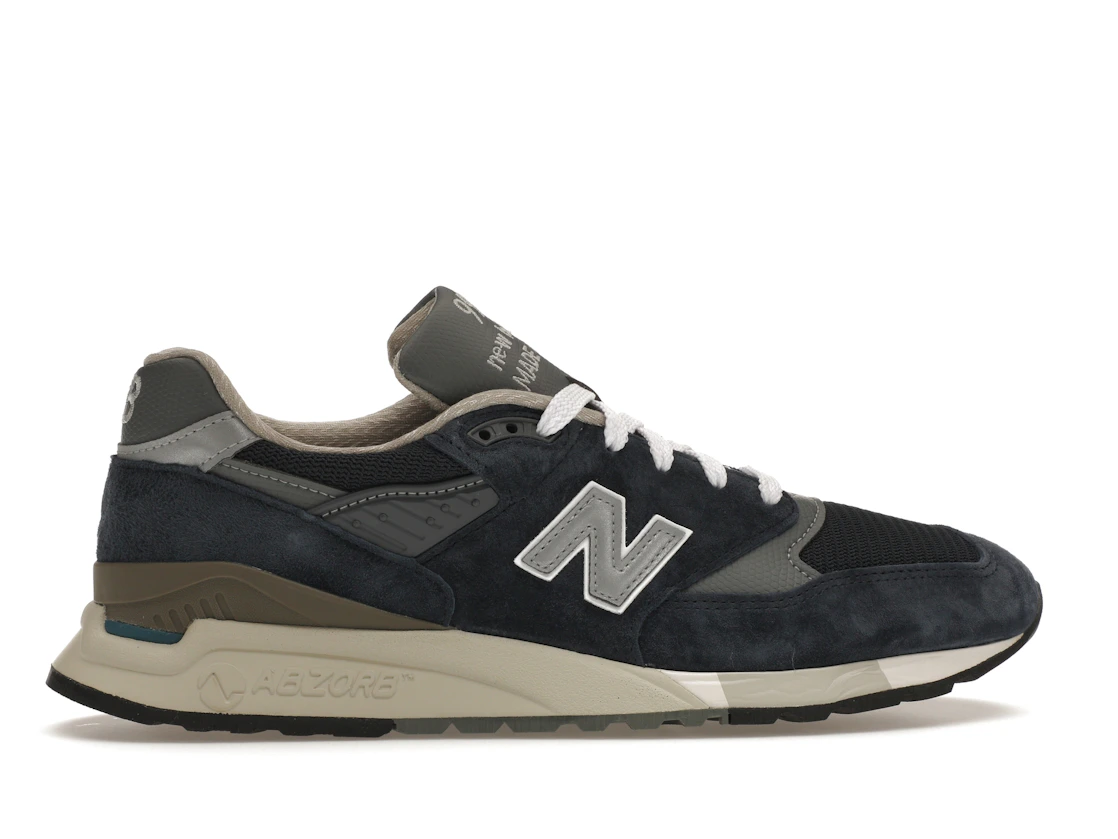 Vue 36 de New Balance 998 MiUSA Navy Grey