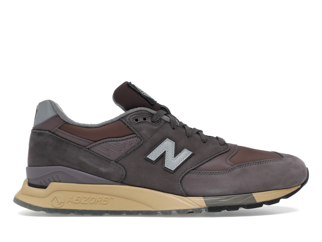 Vue 1 de New Balance 998 MiUSA Stone Island Raso Gommato