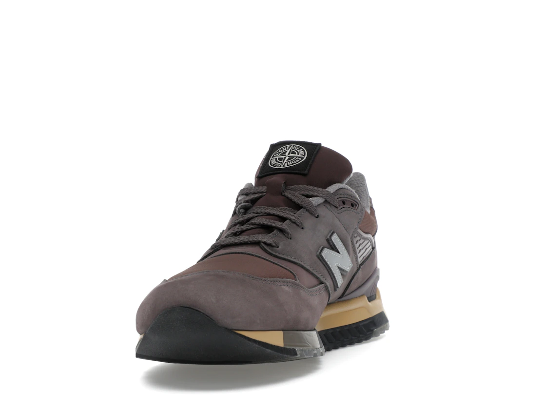 Vue 12 de New Balance 998 MiUSA Stone Island Raso Gommato
