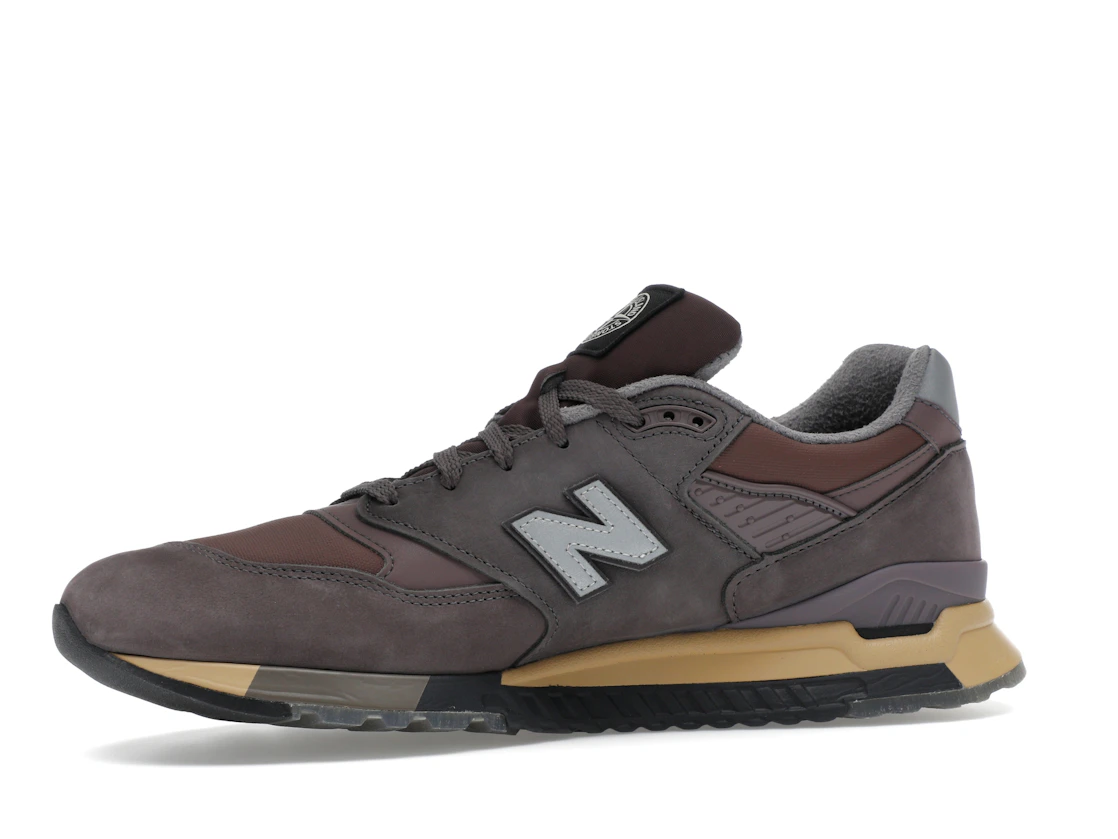 Vue 17 de New Balance 998 MiUSA Stone Island Raso Gommato