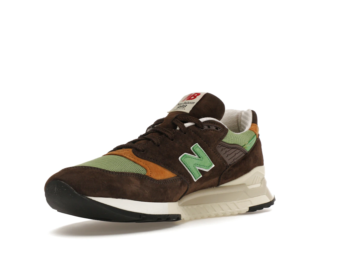 Vue 14 de New Balance 998 MiUSA Teddy Santis Brown Green