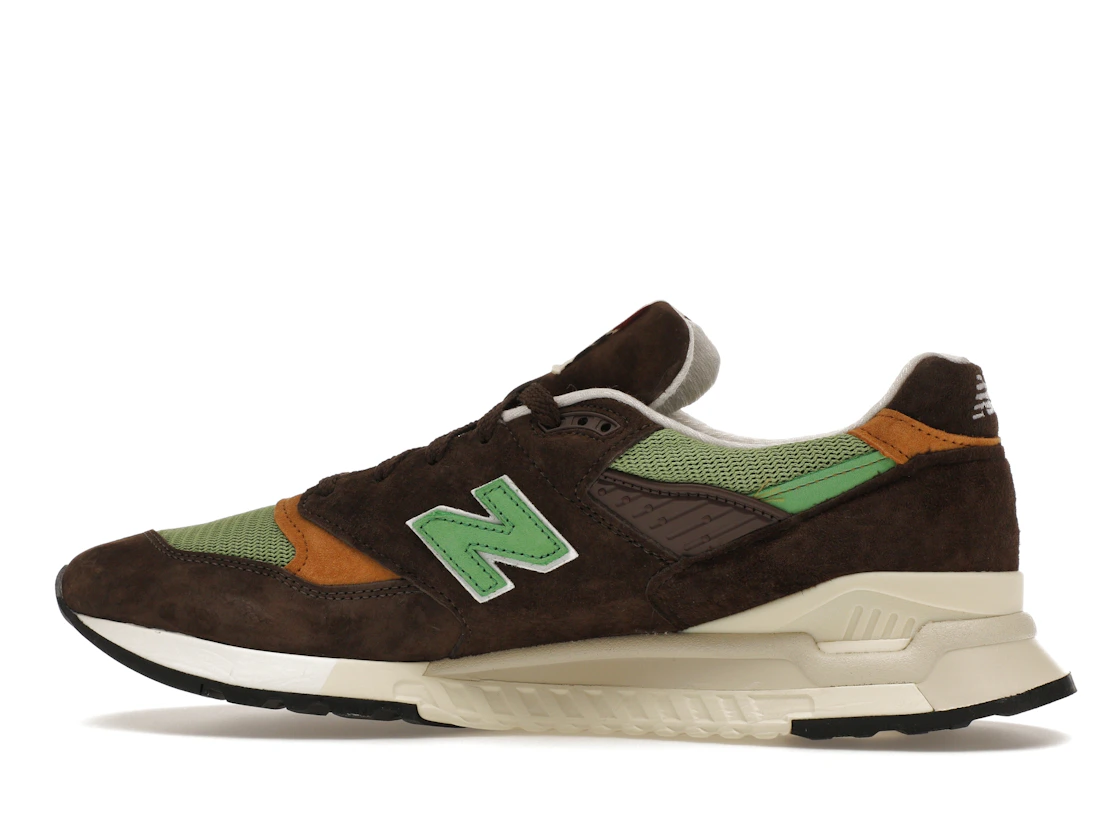 Vue 20 de New Balance 998 MiUSA Teddy Santis Brown Green