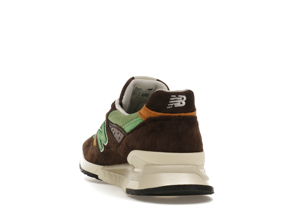 Vue 26 de New Balance 998 MiUSA Teddy Santis Brown Green