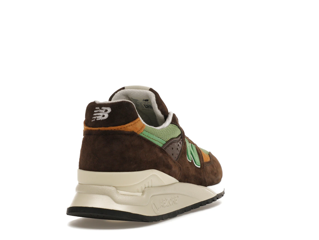 Vue 30 de New Balance 998 MiUSA Teddy Santis Brown Green