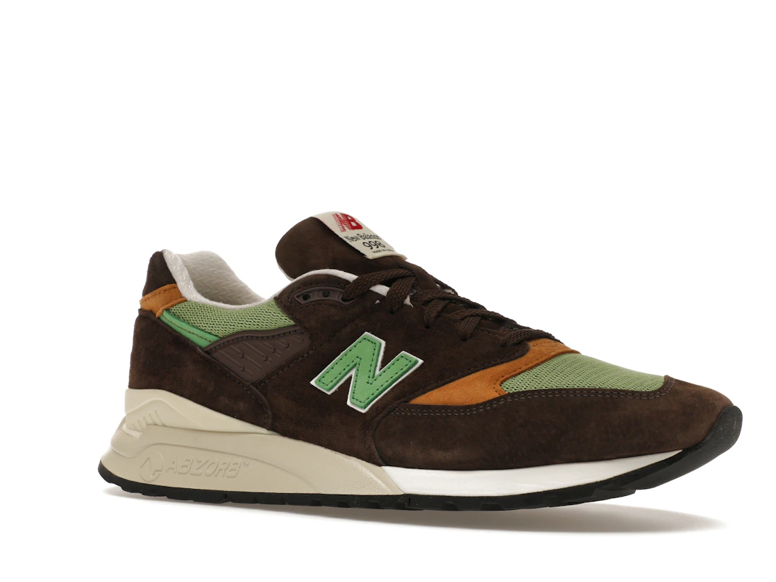 Vue 4 de New Balance 998 MiUSA Teddy Santis Brown Green