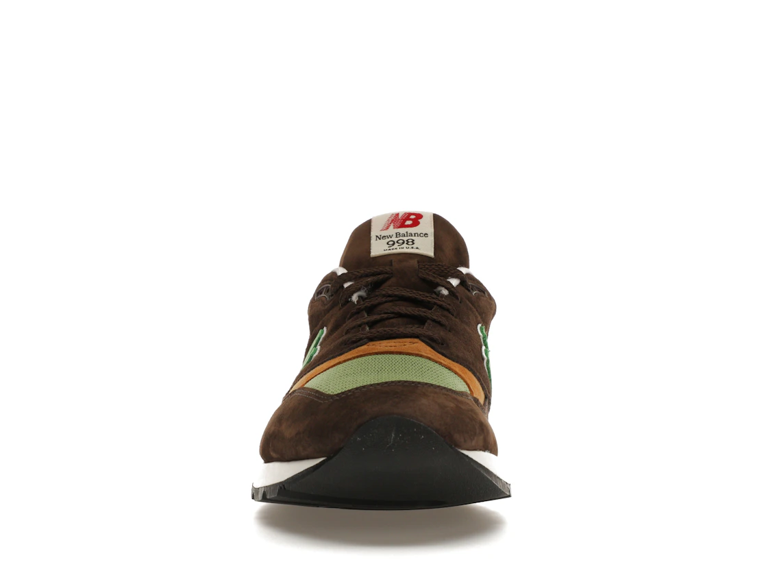 Vue 10 de New Balance 998 MiUSA Teddy Santis Brown Green