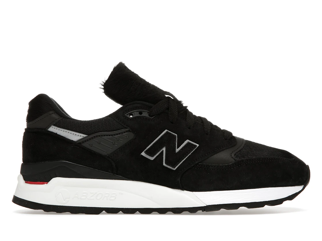 Vue 1 de New Balance 998 Pony Hair Black