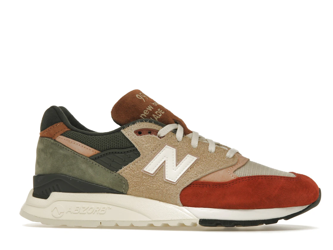Vue 2 de New Balance 998 Ronnie Fieg & Frank Lloyd Wright Foundation Broadacre City Chutney