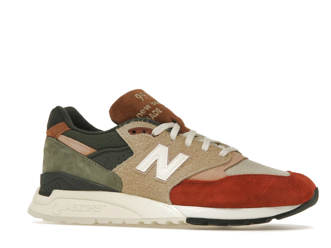 Vue 3 de New Balance 998 Ronnie Fieg & Frank Lloyd Wright Foundation Broadacre City Chutney