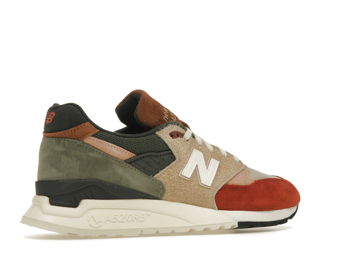 Vue 34 de New Balance 998 Ronnie Fieg & Frank Lloyd Wright Foundation Broadacre City Chutney