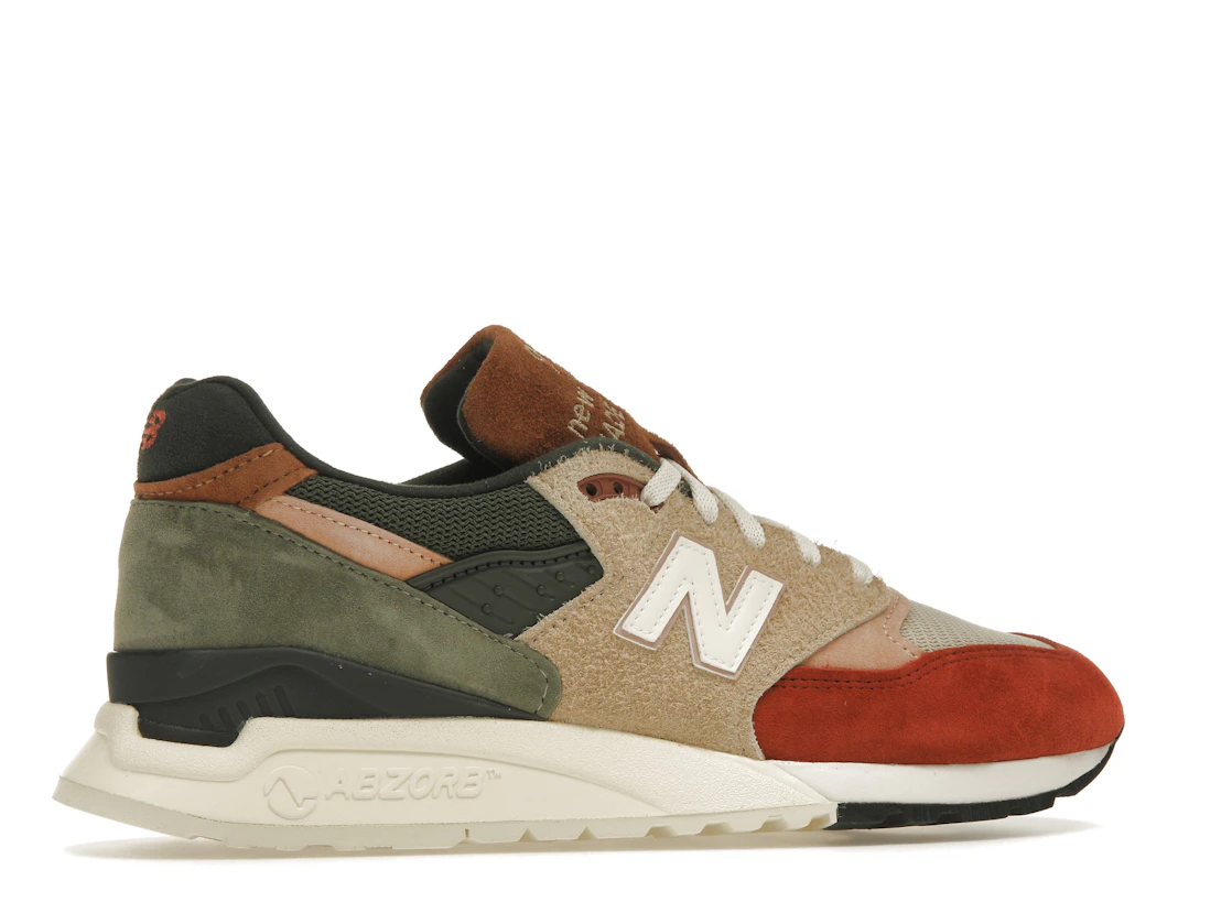 Vue 35 de New Balance 998 Ronnie Fieg & Frank Lloyd Wright Foundation Broadacre City Chutney