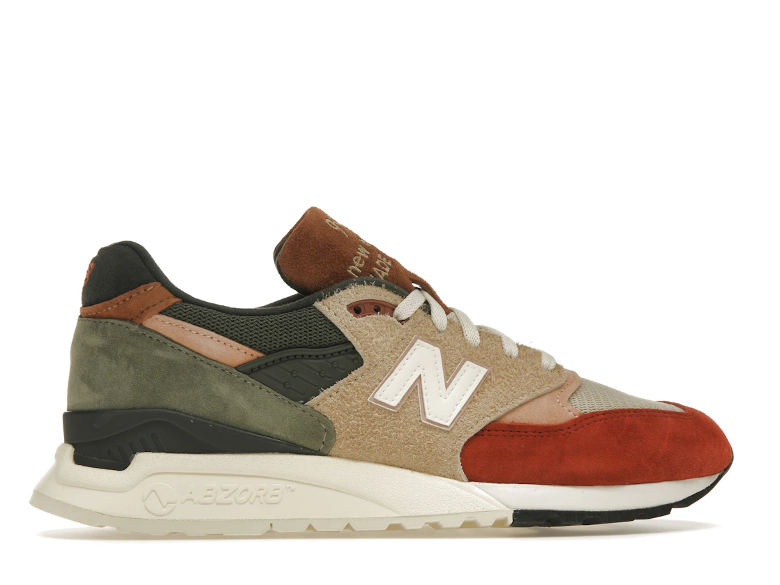 Vue 36 de New Balance 998 Ronnie Fieg & Frank Lloyd Wright Foundation Broadacre City Chutney