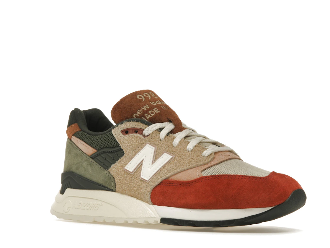 Vue 5 de New Balance 998 Ronnie Fieg & Frank Lloyd Wright Foundation Broadacre City Chutney
