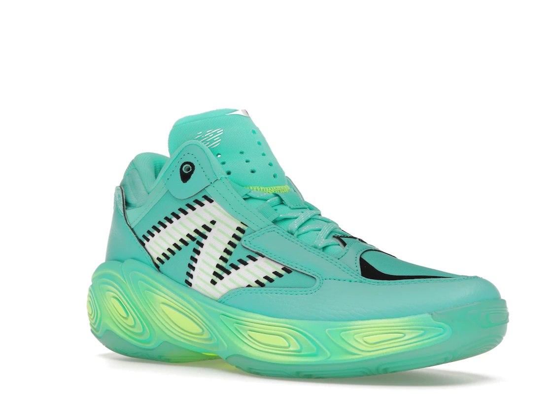 Vue 5 de New Balance Fresh Foam BB V2 Cyber Jade
