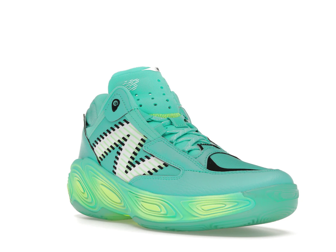 Vue 6 de New Balance Fresh Foam BB V2 Cyber Jade