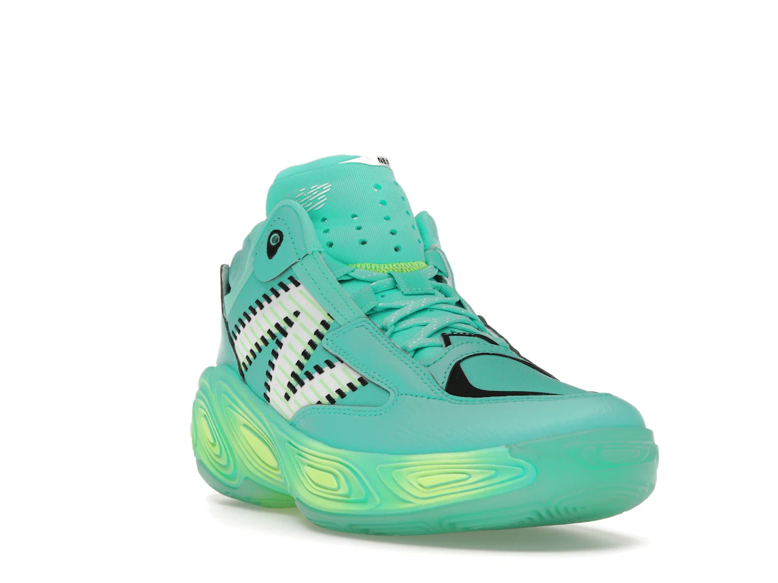 Vue 7 de New Balance Fresh Foam BB V2 Cyber Jade