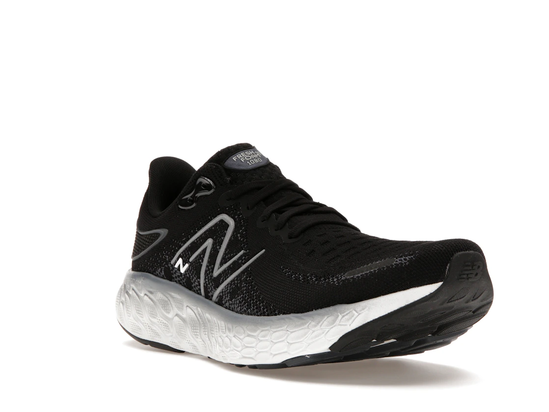 Vue 6 de New Balance Fresh Foam X 1080v12 Black Thunder White