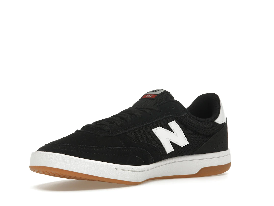 Vue 15 de New Balance Numeric 440 Black White Gum
