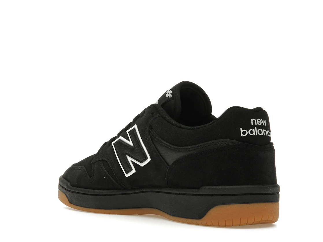 Vue 24 de New Balance Numeric 480 Black White