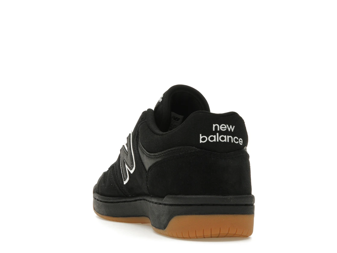 Vue 26 de New Balance Numeric 480 Black White