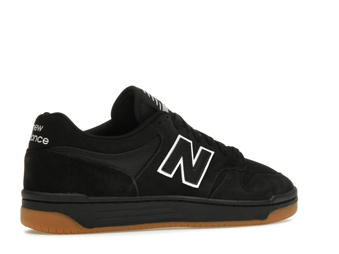 Vue 34 de New Balance Numeric 480 Black White