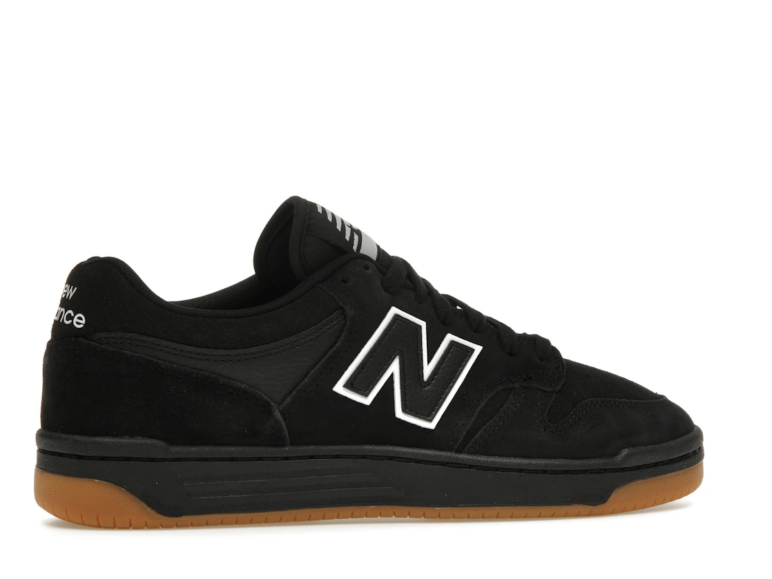 Vue 35 de New Balance Numeric 480 Black White