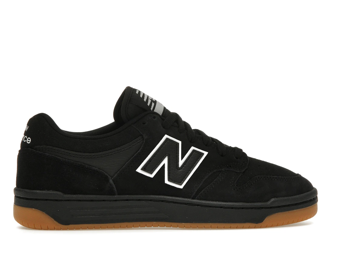 Vue 36 de New Balance Numeric 480 Black White