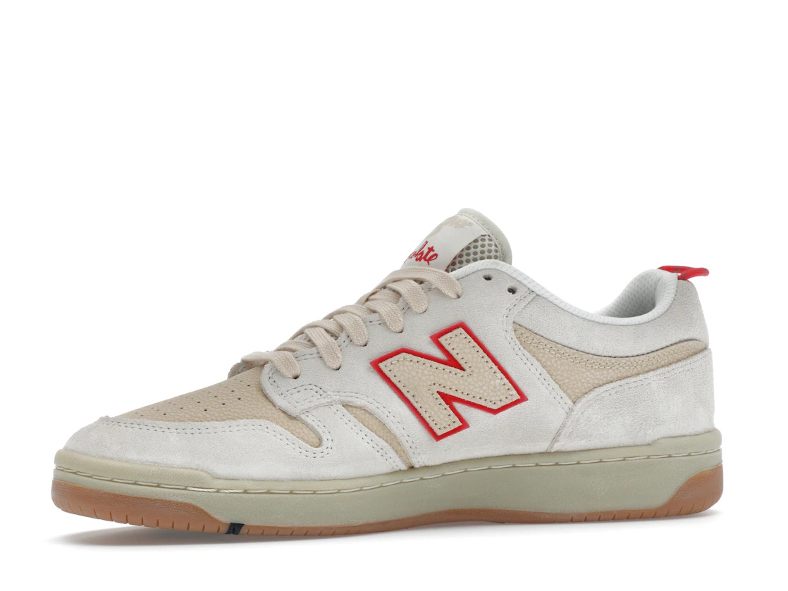Vue 17 de New Balance Numeric 480 Chocolate Skateboards