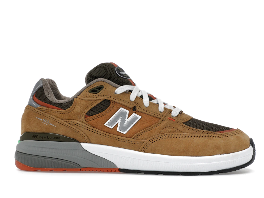 Vue 2 de New Balance Numeric 933 Andrew Reynolds Wheat